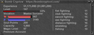 Assinatura de Bomb Cryptow